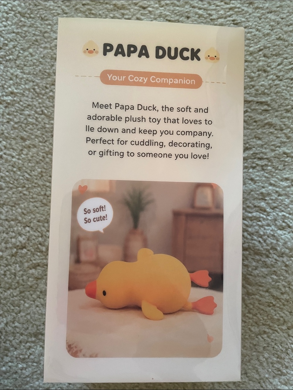 Papa duck large squishy Yellow duck - Picture 2 of 3